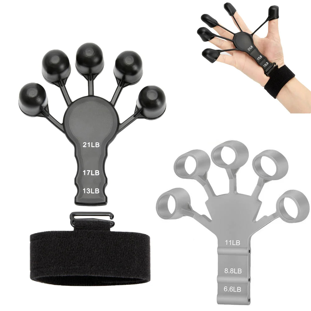 Guitar Finger Strengthener,Grip Strength Trainer,Finger Exerciser,Hand Strengthener for Patients Strength Training